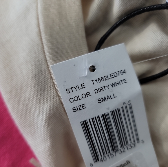 DaydreamerWomen's White Led Zeppelin Block Letters Merch T-shirt - Picture 8 of 9